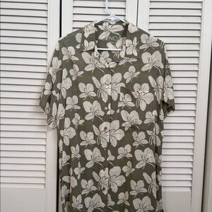 BENOA SWIM Aloha shirt dress butterfly ginger